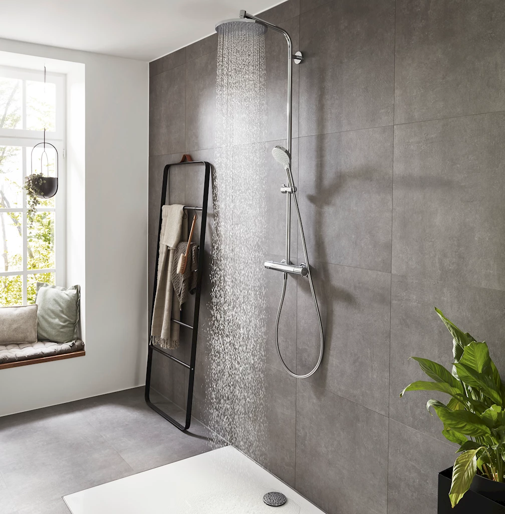 Crometta S 240 Showerpipe, krom Crometta S 240 Showerpipe, krom